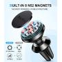 Magnetic Phone Mount for Car, Humixx Upgrated Gravity Hands-Free Super Magnetic Car Air Vent Phone Holder Compatible with iPhone SE 11 Pro Max XR Xs Max X 7 8 Plus/Samsung/Huawei/for Any Phone, Black