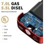 joyroom Jump Starter Battery Pack, [8 Protect TECH] 800A & 12V &15000mAh Car Portable Emergency Power Pack (Up to 7L Gasoline and 5.5L Diesel Engines) with Smart Jumper Cables QC 3.0 USB Output