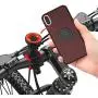Bike Phone Mount, 360°Rotation Universal Motorcycle Handlebar Mount Adjustable Phone Mount Holder Stand Cell Phone Holder for Fits for iPhone and Any Smart Phone Bike Phone Mount, 360°Rotation Universal Motorcycle Handlebar Mount Adjustable Phone Mount Holder Stand Cell Phone Holder for Fits for iPhone and Any Smart Phone