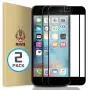 MANTO 2-Pack Screen Protector for iPhone SE(2020) 8 7 6S 6 Full Coverage Tempered Glass Screen Protector Film Edge to Edge Protection 4.7 Inch, Black MANTO 2-Pack Screen Protector for iPhone SE(2020) 8 7 6S 6 Full Coverage Tempered Glass Screen Protector Film Edge to Edge Protection 4.7 Inch, Black