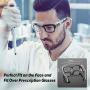 Safety Glasses Over Glasses Goggles Protective Eyewear for Work - Anti Fog Shooting Glasses Eye Protection with Clear Vision,Scratch & UV Resistant Safety Glasses for Men Women Lab Clear 3 Pack