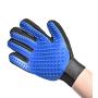 Hilltop Products 1 Pair - Dog, Cat, Pet Grooming Gloves - Easy Pet Hair Remover Mitts. Fiver Fingers Gloves Massage Tool