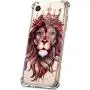 PHEZEN Case for iPhone XR Crystal Clear Case Floral Printed Ultra Slim Soft TPU Bumper Cushion Cover Anti-Scratch Transparent TPU Silicone Case for iPhone XR, Lion PHEZEN Case for iPhone XR Crystal Clear Case Floral Printed Ultra Slim Soft TPU Bumper Cushion Cover Anti-Scratch Transparent TPU Silicone Case for iPhone XR, Lion