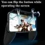 LXCN2 in 1 PUBG Mobile Remote Controller Gamepad Holder Handle Joystick Triggers L1 R1 Shoot Aim Button(Black) LXCN2 in 1 PUBG Mobile Remote Controller Gamepad Holder Handle Joystick Triggers L1 R1 Shoot Aim Button(Black)