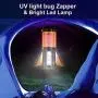 LED Camping Lantern Bug Zapper 2 in 1,Tripod Tent Light with Hook Portable Indoor Outdoor Mosquito Killer Fly Zappers Waterproof Compact UV Insect Trap Lamp LED Camping Lantern Bug Zapper 2 in 1,Tripod Tent Light with Hook Portable Indoor Outdoor Mosquito Killer Fly Zappers Waterproof Compact UV Insect Trap Lamp