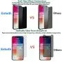 Entwth Cell Phone Screen Protector(Black,2 Packs),Compatible iPhone Xs/X Privacy Screen Protector 9H Hardness Anti-Spy Tempered Glass Screen Premium Anti-Scratch/Fingerprint,Easy Install Bubble Free