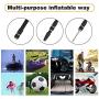Cordless Tire Inflator Air Compressor, 12V 150PSI Portable Tire Pump with Digital LCD LED Light, 2200mAh Rechargeable Battery, Car Power Adapter - Auto Air Pump for Car Tires and Other Inflatables
