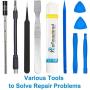 Precision Computer Repair Tool Kit, Professional Electronic Screwdriver Set, with a Small Torx Screwdriver, Suitable for Laptop, MacBook, iMac, PC, Cell Phone and iPhone Maintenance - 58 in 1
