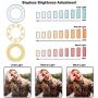BOIROS Selfie Ring Light, Rechargeable Clip on Selfie Fill Light with 3 Lighting Mode Adjustable Brightness Phone Camera Light for TIK Tok/Video/Live/Makeup for iPhone X Xr XsMax 11 Pro Android Pad