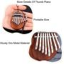 Kalimba 8 Keys Thumb Piano with lanyard Portable Mini Piano Musical instruments Good Valentines Gift Finger Piano Gifts for Kids and Adults Beginners