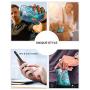 BENTOBEN iPhone SE 2020 Case, iPhone 8 Case, iPhone 7 Case, Slim Fit Glow in the Dark Shockproof Protective Hybrid Hard PC Soft TPU Bumper Cover for iPhone SE2 2020/ iPhone 7/8 4.7", Mandala in Galaxy