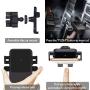 Qi Wireless Charger Car Mount - HMCC CD Slot Phone Holder Silicone Protection 360° Rotatable One-Touch Design Compatible iPhone Xs Max/XS/XR/X/8, Samsung Galaxy S10e/S10+/S10/S9/S9 Plus/S8