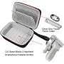 Hard Carrying Case for DJI Osmo Mobile 3 Handheld Smartphone Foldable Gimbal and Osmo Grip Tripod, Power Cable, Protective Storage Travel Bag - Black (Gray Lining) Hard Carrying Case for DJI Osmo Mobile 3 Handheld Smartphone Foldable Gimbal and Osmo Grip Tripod, Power Cable, Protective Storage Travel Bag - Black (Gray Lining)