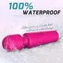 NiuNiu Premium Personal Wand Massager with 20 Vibrations & 7 Speeds, Whisper Quite - Magnetic USB Rechargeable & Waterproof- Perfect for Muscle Tension, Back, Neck Relief, Soreness, Recovery - Pink NiuNiu Premium Personal Wand Massager with 20 Vibrations & 7 Speeds, Whisper Quite - Magnetic USB Rechargeable & Waterproof- Perfect for Muscle Tension, Back, Neck Relief, Soreness, Recovery - Pink