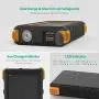 Solar Power Bank, 25000mAh RAVPower Solar Phone Charger with 3 USB Ports, External Battery Pack with Micro USB & USB C Inputs, Outdoor Portable Charger with Flashlight - Shock, Dust & Waterproof Solar Power Bank, 25000mAh RAVPower Solar Phone Charger with 3 USB Ports, External Battery Pack with Micro USB & USB C Inputs, Outdoor Portable Charger with Flashlight - Shock, Dust & Waterproof