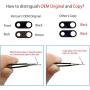 Vimour OEM Original Back Rear Camera Glass Lens Replacement with Adhesive and Repair Toolkit for iPhone 7 Plus and iPhone 8 Plus 5.5 inches
