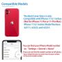 Vimour Back Glass Replacement for iPhone 11 6.1 Inches All Carriers with Pre-Installed Adhesive and Repair Tool Kits (Red)