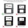 New 3DS XL Case - Ultra Clear Crystal Transparent Hard Shell Protective Case Cover Skin for New 2015 Nintendo 3DS XL LL - [New Modified Hinge-Less Design]