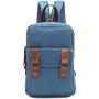 Arbag Small Cute Backpack Vintage Casual Canvas Shoulder Bag Daypack 8528bag,Skyblue