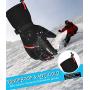 Yobenki -40℉ Ski Gloves Waterproof Winter Gloves Snowboarding Gloves 3M Thinsulate