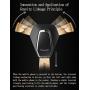 Car Phone Holder Car Air Outlet Mobile Phone Holder is Adjustable by Gravity and Suitable for Most Mobile Phones (Black)
