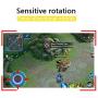 Mobile Game Controller for PUBG/Fortnite/Shooting Game, Gaming Joystick with L1R1 Mobile Controller Trigger and Anti-Sweat Finger Sleeve, Gamepad Fit 5-6.5(inch) Android/iPhone