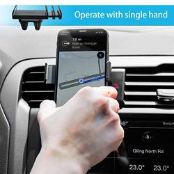 Car Phone Mount, Lamicall Car Vent Holder : Universal Stand Cradle Holder Compatible with Phone Xs Max XR 8 X 8P 7 7P 6S 6P 6, Galaxy S5 S6 S8 S9, Google, LG, Huawei, Other Smartphone - Gray