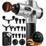 Massage Gun Deep Tissue Massager - Percussion Massage Gun Massager Gun Muscle Massage Gun Deep Tissue Massage Gun Deep Tissue Percussion Muscle Massager Percussion Massager Muscle Gun Massager Chrome