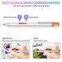 Stylus Pen for Surface,Microsoft Certified 2020 USB Chargeable Surface Pen with 4096 Levels of Pressure Sensitivity for Surface Pro 7/6/5/4/3,Surface Go, Surface Book, Surface Laptop（Silver）