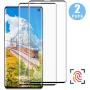 Galaxy S10 (6.1") Screen Protector - 2 Pack Tempered Glass HD Clear [Fingerprint Sensor Support] [9H Hardness] [3D Curved] [Full Coverage] Glass Screen Protective Film for Samsung Galaxy S10