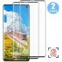 Galaxy S10 (6.1&quot) Screen Protector - 2 Pack Tempered Glass HD Clear [Fingerprint Sensor Support] [9H Hardness] [3D Curved] [Full Coverage] Glass Screen Protective Film for Samsung Galaxy S10