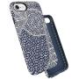 Speck 79990-5757 Presidio Inked Cell Phone Case for iPhone 7 - ShiboriTile Blue Matte/Marine Blue