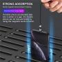 Magnetic USB Charging Cable Krsende 3in1 360°Rotation Nylon Braided Cord Compatible with Mirco USB Type C Smartphone and iProduct Device-No Date Sync(4Pack/Black)
