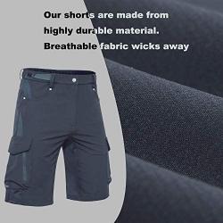 Ally Mens Mountain Bike Shorts Padded MTB Shorts Baggy Cycling Bicycle Bike Shorts with Padding Wear Relaxed Loose-fit