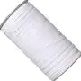 Elastic Bands for Sewing - 100 Yards 1/4 inch Elastic String for Masks - Braided White Elastic Band for Making face Masks and Crafts - High Elasticity Flat 6mm Wide Cord (1/4" 100 Yards)