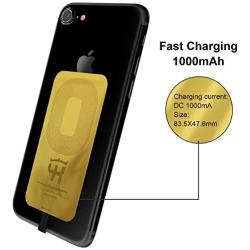 QI Receiver for IPhone 5- 5c- SE- 6- 6 Plus- 7- 7 Plus- IPhone Wireless Receiver- QI Receiver- Charging Receiver - QI Wireless Receiver IPhone- QI Wireless Charging Adapter