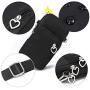WATACHE Outdoor Sweat-Proof Running Armbag Cross-Body Shoulder Casual Wallet Purse Crossbody Bag Gym Fitness Cell Phone Key Holder for iPhone Xs Max/Xr, Galaxy Note 10, Huawei P30 Pro,Black