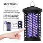 Electric Mosquito Zapper,4200V Mosquito Zappers Waterproof, Fly Insect Trap Indoor,Outdoor,Insect Killer for Patio,Backyard,Home