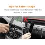 Magnetic Phone Car Mount, Jebsens Universal Magnetic Car Phone Holder Metal Dashboard Cell Phone Stand Compatible with All Smart Phones, Black