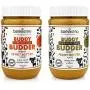 BUDDY BUDDER Bark Bistro Company, Ruff Ruff Raw + Pumpkin Pup, Dog Peanut Butter, Healthy Dog Treat, 100% Natural Dog Peanut Butter - Made in USA (Set of 2/ 16oz Jars) BUDDY BUDDER Bark Bistro Company, Ruff Ruff Raw + Pumpkin Pup, Dog Peanut Butter, Healthy Dog Treat, 100% Natural Dog Peanut Butter - Made in USA (Set of 2/ 16oz Jars)