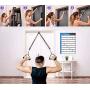 Fitness Insanity Resistance Bands Set - 5-Piece Exercise Bands - Portable Home Gym Accessories - Stackable Up to 150 lbs. - Perfect Muscle Builder for Arms, Back, Leg, Chest, Belly, Glutes