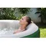 Coleman SaluSpa Inflatable Hot Tub Spa, Green & White Coleman SaluSpa Inflatable Hot Tub Spa, Green & White