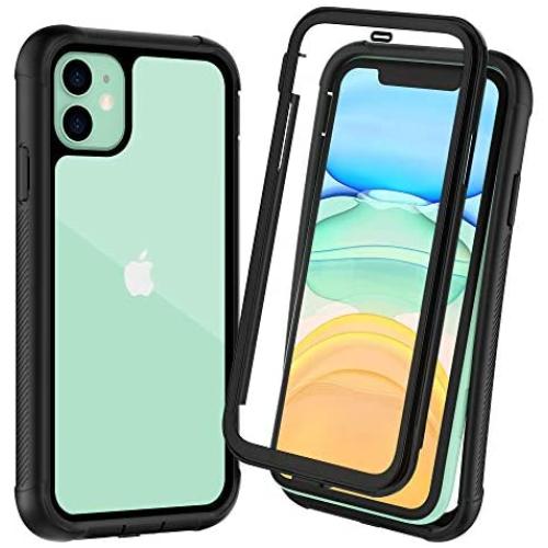 OTBBA iPhone 11 Case, Full-Body with Built-in Screen Protector Heavy Drop Protection Shock Absorption Cover Case Designed for iPhone 11 - 6.1 inch