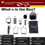 ULANZI Smartphone Video Kit, Phone Tripod + LED Video Light + Video Microphone + Phone Clip, Universal Phone Vlogging Setup YouTube Equipment for iPhone 11 Pro Max XS 8 Samsung Google OnePlus