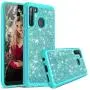 Cbus Wireless Sparkling Glitter Bling Phone Case Compatible with Samsung Galaxy A21 (Teal) Cbus Wireless Sparkling Glitter Bling Phone Case Compatible with Samsung Galaxy A21 (Teal)