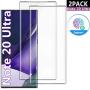 [2 Pack] Galaxy Note 20 Ultra Tempered Glass Screen Protector [Fingerprint Sensor Support] [No Bubble] [Full Coverage] for Samsung Galaxy Note 20 Ultra Screen Protector
