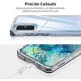 Samsung Galaxy S20 Plus Case Clear 6.7 inch 2020, FLOVEME 3 in 1 Hybrid Duty Shockproof Protection Samsung S20 Plus Cases Armor Tough Basic Phone Case for Samsung S20 Plus 5G Case S20 Plus Accessories