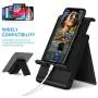 Adjustable Tablet Stand Holder,SAIJI Portable Foldable Desktop Stand Compatible for iPad Pro 2020,iPad Air Mini,Nintendo Switch,iPhone 11 Pro Max SE,Samsung Galaxy and Kindle Fire Tablets- Black Adjustable Tablet Stand Holder,SAIJI Portable Foldable Desktop Stand Compatible for iPad Pro 2020,iPad Air Mini,Nintendo Switch,iPhone 11 Pro Max SE,Samsung Galaxy and Kindle Fire Tablets- Black