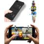 Mobile Game Controller Case for iPhone X/XS, Phone Cover Compatible with PUβG/COD Mobile L1R1 Trigger Joystick Gamepad Grip Remote, for Apple iOS (5.8 inch Black)