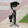 Ulanzi Mini Tripod Stand for Selfie Stick Monopod Stabilizer on Cellphone DSLR Cameras,Portable Folding Desktop Stand For Projector For ZHIYUN Smooth Q/Smooth 4/ Feiyu/ DJI OSMO Mobile 2 Gimbal
